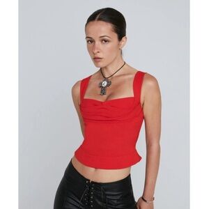 Miaou Imogene Corset in Red, Size L